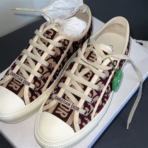 dior burgundy sneakers|More.